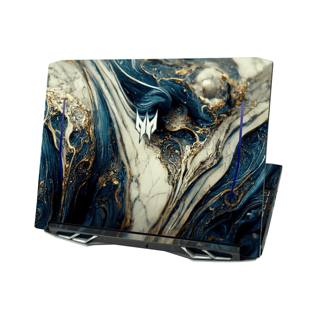 Acer Predator Helios 300 (15.6") Printed Custom SIGNATURE Agate Geode Naia Ocean Blue Stone Skin Wrap Sticker Decal Cover Protector by QSKINZ | qskinz.com