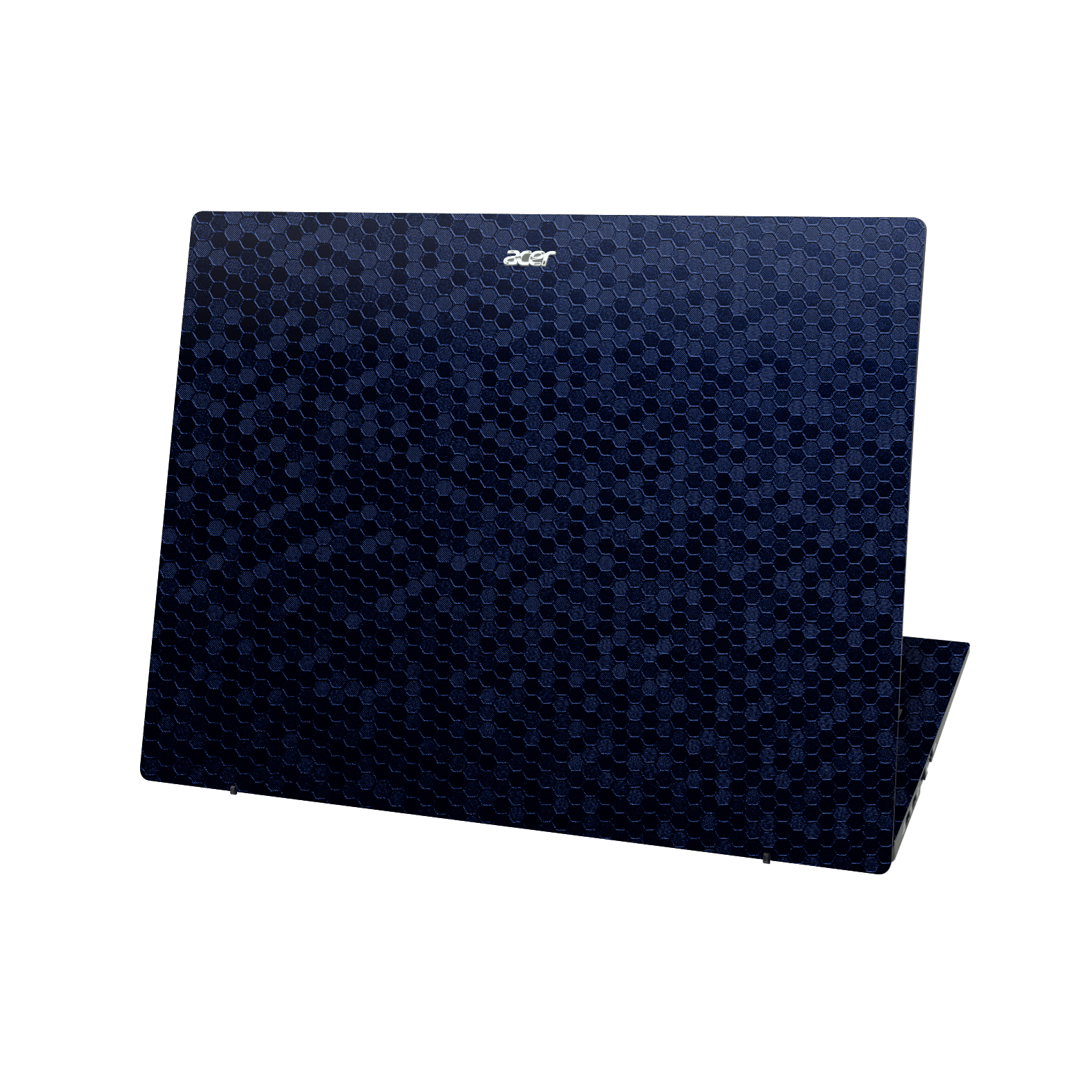 Acer Swift EDGE 16 Luxuria Navy Blue Honeycomb 3D Textured Skin Wrap Sticker Decal Cover Protector by QSKINZ | qskinz.com