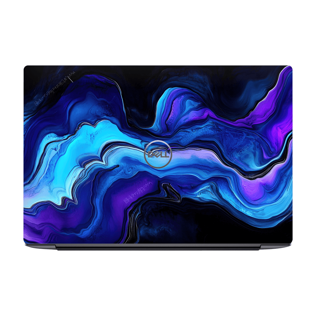 Dell XPS 13 (9315) Custom Printed SIGNATURE “Agate Geode Blue Marble” Art Skin Wrap Sticker Decal Cover Protector by QSKINZ | QSKINZ.COM