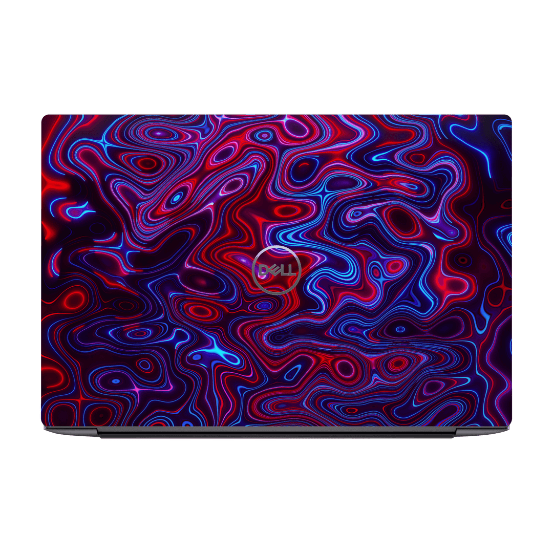 Dell XPS 13 (9315) Print Printed Custom SIGNATURE Flux Fusion Purple Neon Skin Wrap Sticker Decal Cover Protector by QSKINZ | QSKINZ.COM