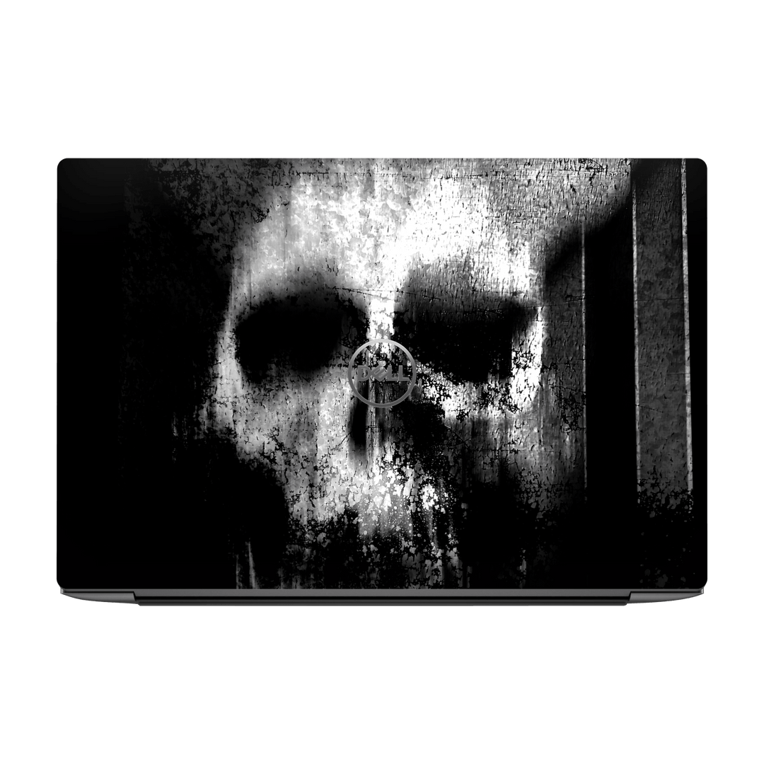 Dell XPS 13 (9315) Print Printed Custom SIGNATURE Horror Black & White SKULL Skin, Wrap, Decal, Protector, Cover by QSKINZ | qskinz.com