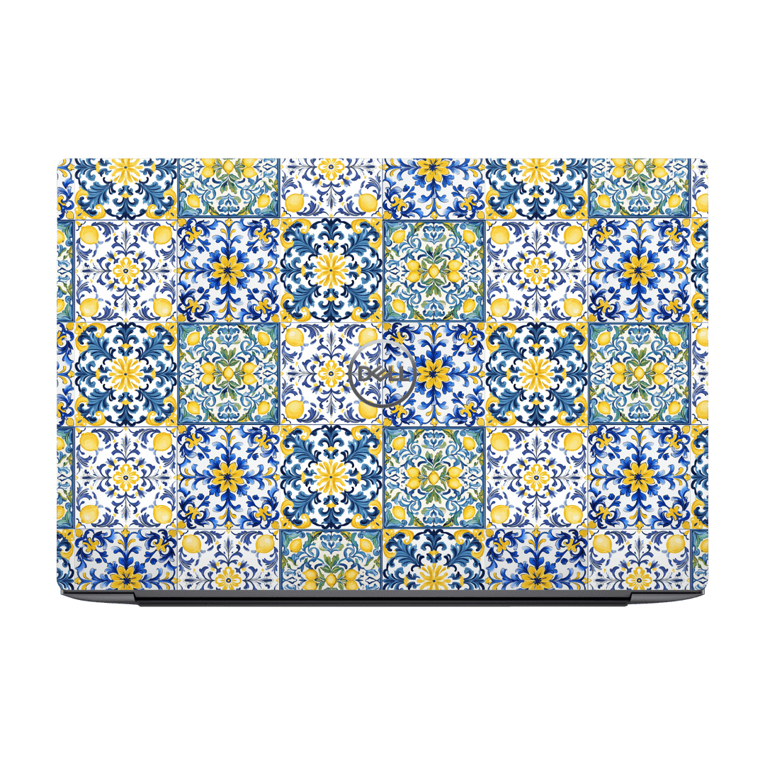 Dell XPS 13 Plus (9320) Custom Printed SIGNATURE “Tile d’Amalfi Coast” Ceramic Skin Wrap Sticker Decal Cover Protector by QSKINZ | QSKINZ.COM