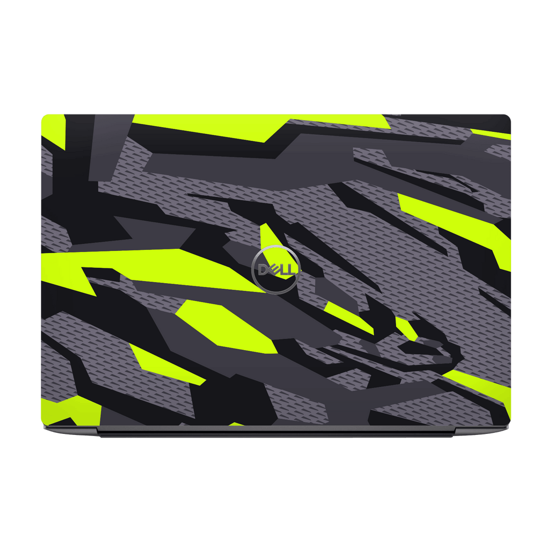 Dell XPS 13 Plus (9320) Print Printed Custom SIGNATURE Abstract Green Camouflage Skin Wrap Sticker Decal Cover Protector by QSKINZ | qskinz.com