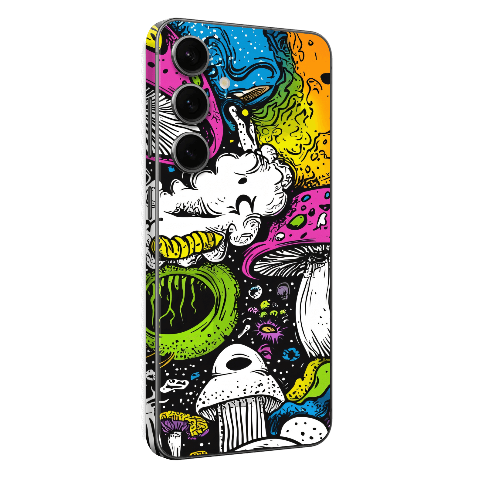 Galaxy S24 Custom Printed SIGNATURE “Cartoon Bloom” Art Painting Skin Wrap Sticker Decal Cover Protector by QSKINZ | QSKINZ.COM