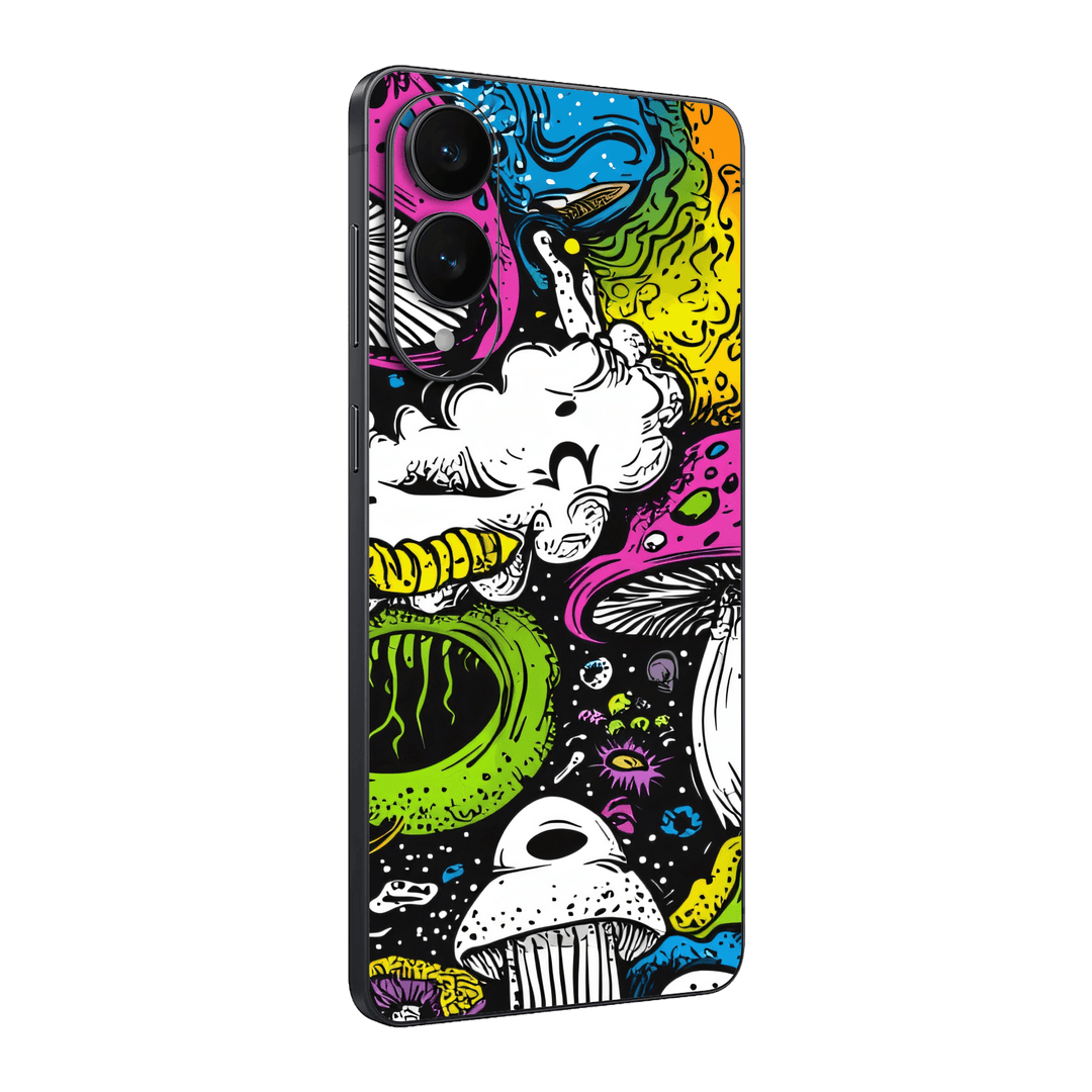 Galaxy S25 EDGE Custom Printed SIGNATURE “Cartoon Bloom” Art Painting Skin Wrap Sticker Decal Cover Protector by QSKINZ | QSKINZ.COM