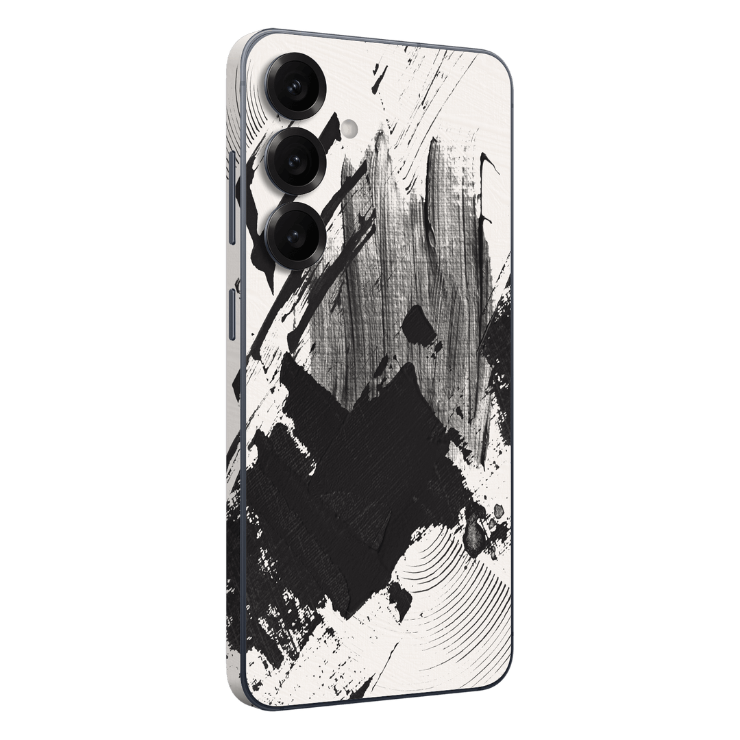 Galaxy S25 FE Print Printed Custom SIGNATURE Black and White Madness Skin Wrap Sticker Decal Cover Protector by QSKINZ | qskinz.com