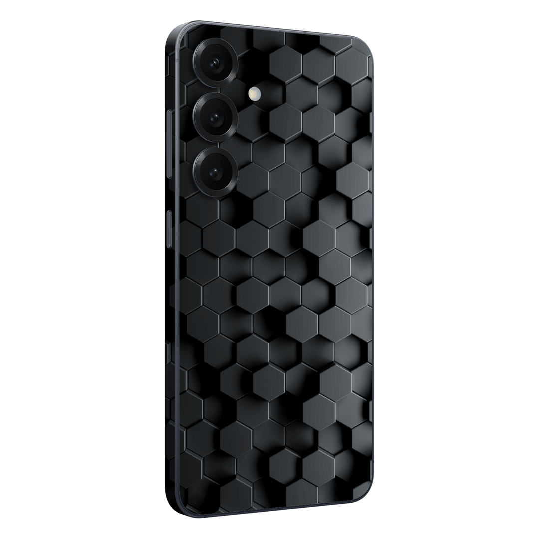 Galaxy S25 FE Print Printed Custom SIGNATURE Hexagonal Reaction Skin Wrap Sticker Decal Cover Protector by QSKINZ | qskinz.com