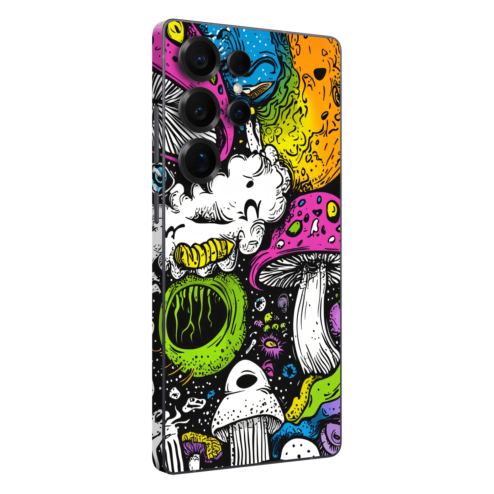Galaxy S25 ULTRA Custom Printed SIGNATURE “Cartoon Bloom” Art Painting Skin Wrap Sticker Decal Cover Protector by QSKINZ | QSKINZ.COM