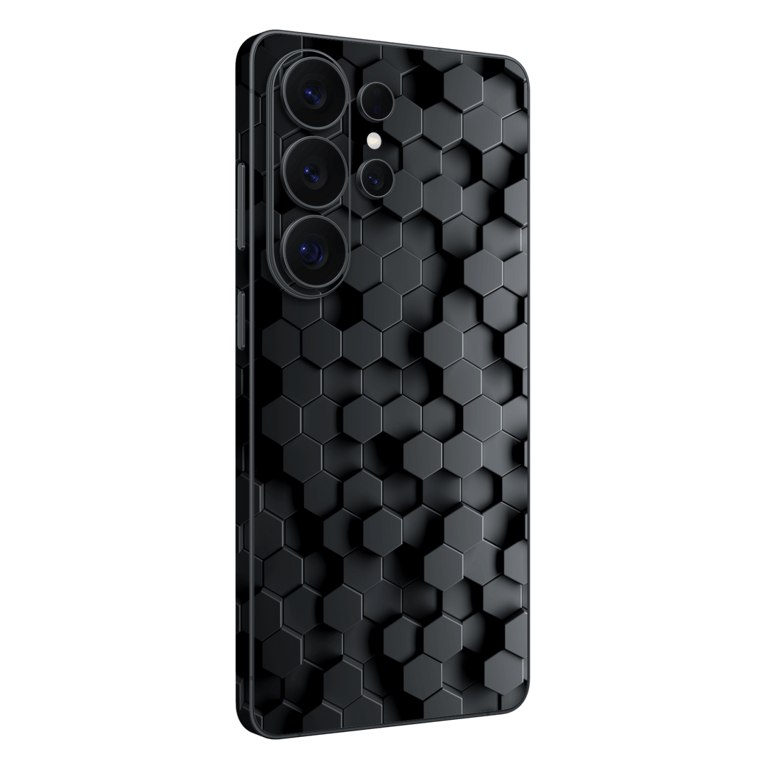 Galaxy S26 ULTRA Print Printed Custom SIGNATURE Hexagonal Reaction Skin Wrap Sticker Decal Cover Protector by QSKINZ | qskinz.com