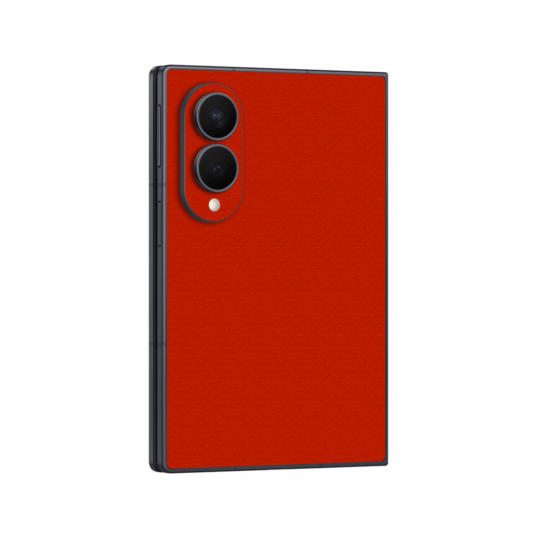 Galaxy Z FOLD 8 Luxuria Red Cherry Juice Matt 3D Textured Skin Wrap Sticker Decal Cover Protector by QSKINZ | qskinz.com
