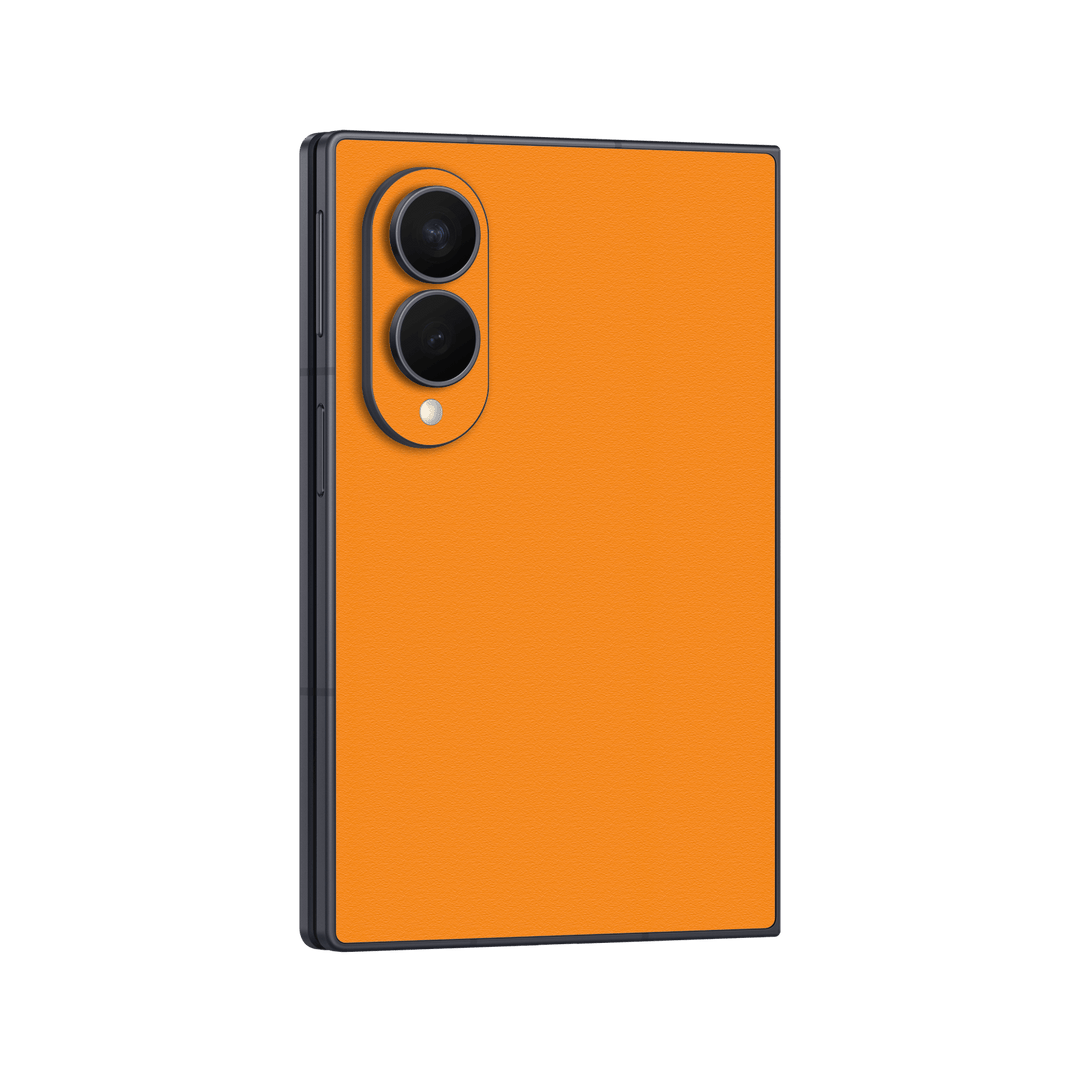 Galaxy Z FOLD 8 Luxuria Sunrise Orange Matt 3D Textured Skin Wrap Sticker Decal Cover Protector by QSKINZ | qskinz.com