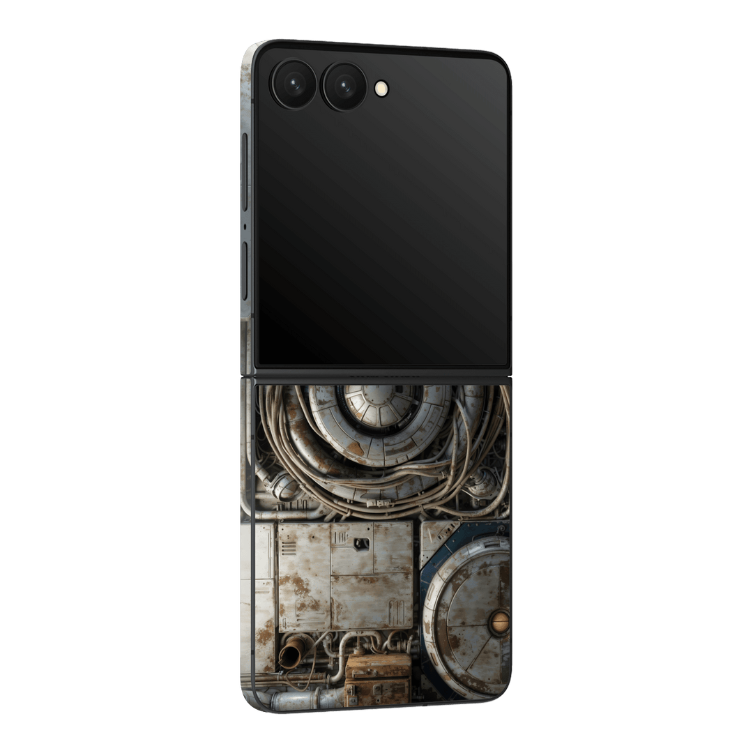 Galaxy Z Flip 7 Custom Printed SIGNATURE “Astralis” Astro Spaceship Cosmic Skin Wrap Sticker Decal Cover Protector by QSKINZ | QSKINZ.COM