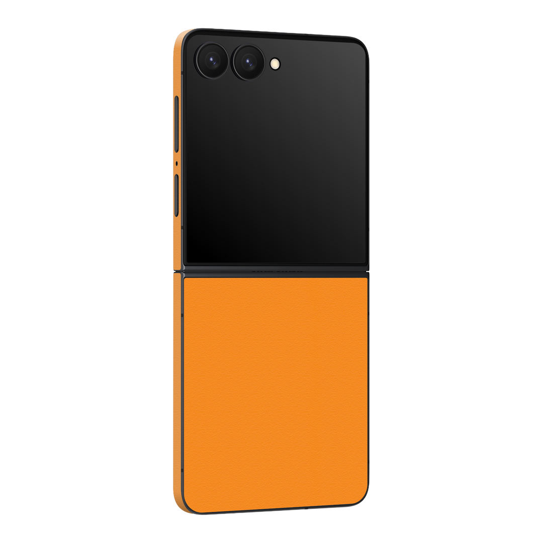 Samsung Galaxy Z Flip 7 Sunrise Orange Skin, Wrap – Qskinz™ Samsung Galaxy Z Flip 7 Sunrise Orange Skin, Wrap – Qskinz™