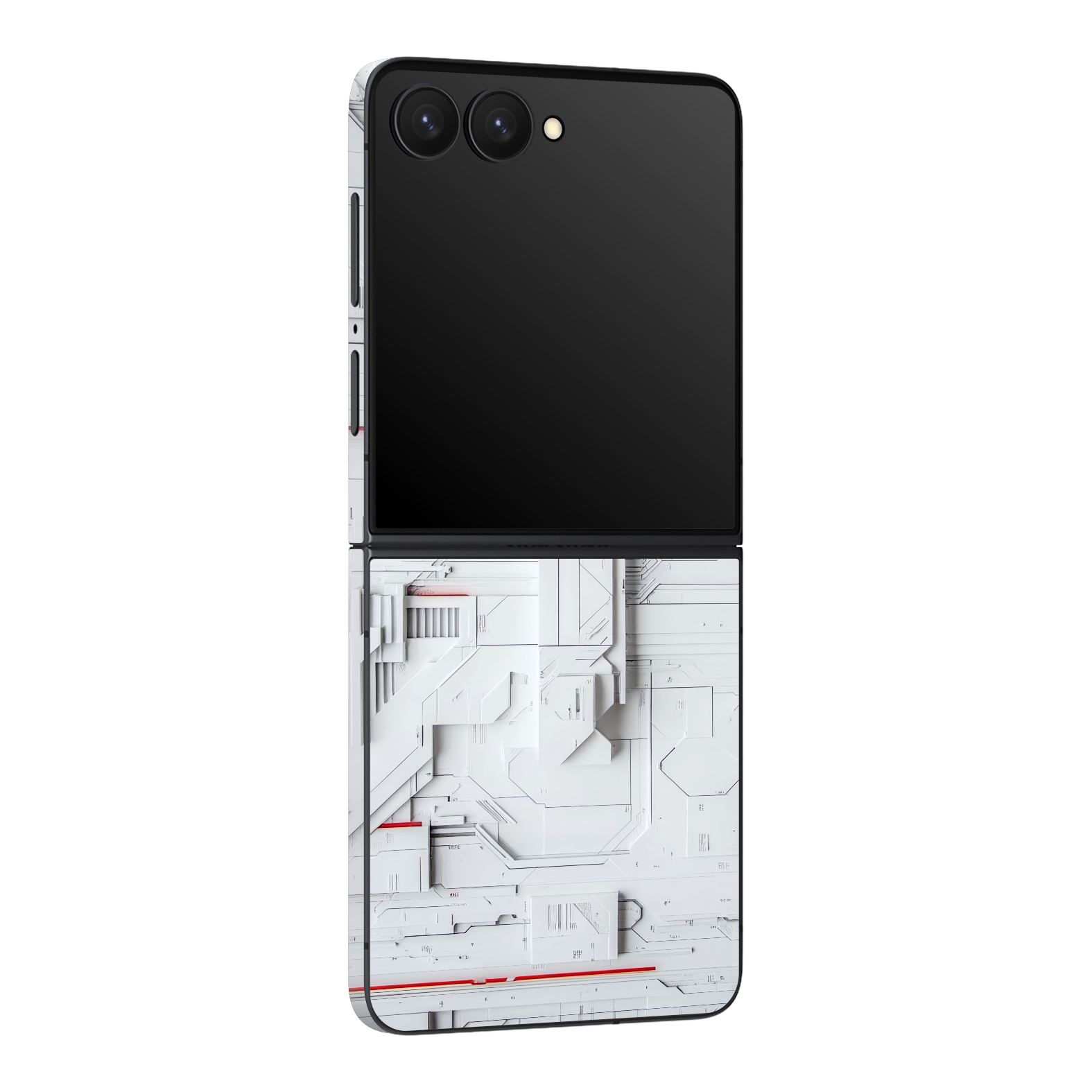 Samsung Galaxy Z Flip 7 Qorbitron Skin, Wrap