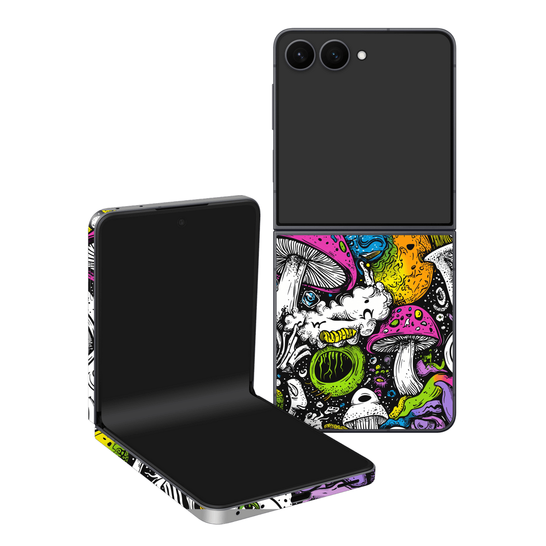 Galaxy Z Flip 8 Custom Printed SIGNATURE “Cartoon Bloom” Art Painting Skin Wrap Sticker Decal Cover Protector by QSKINZ | QSKINZ.COM
