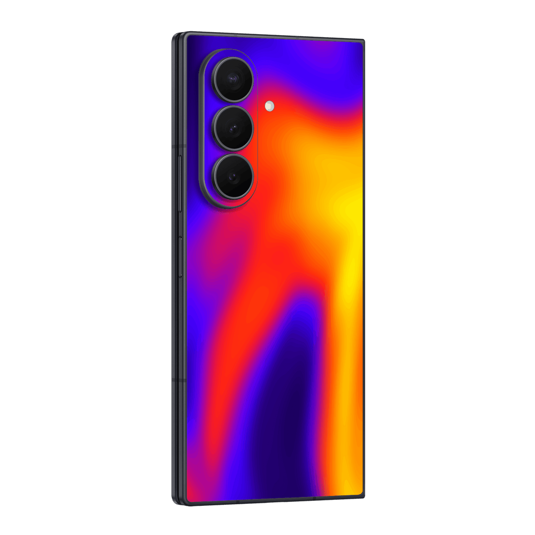 Galaxy Z Fold 8 ULTRA Print Printed Custom SIGNATURE Infrablaze Infrared Thermal Neon Skin Wrap Sticker Decal Cover Protector by QSKINZ | QSKINZ.COM