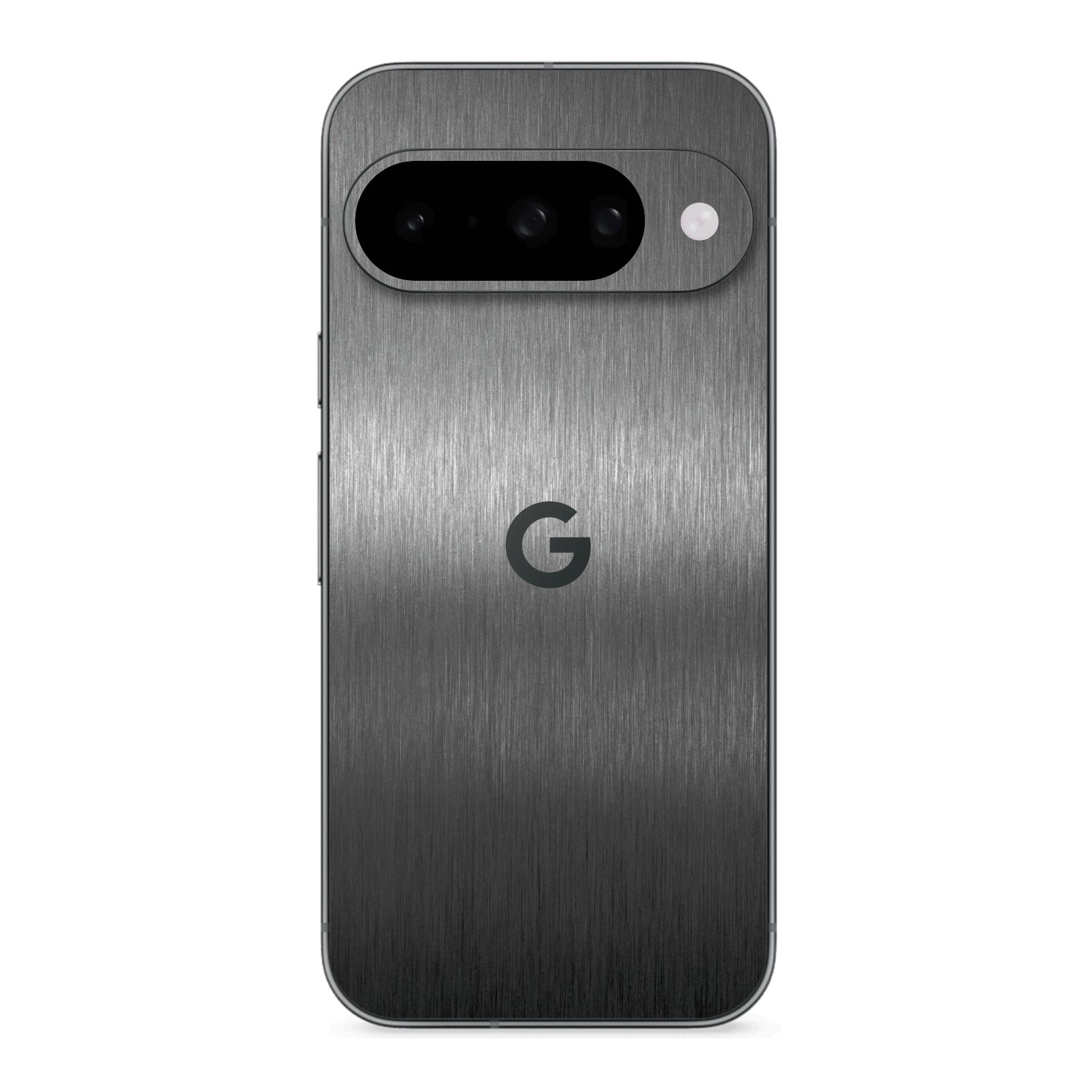 Google Pixel 10 Brushed Metal Titanium Metallic Skin Wrap Sticker Decal Cover Protector by QSKINZ | qskinz.com