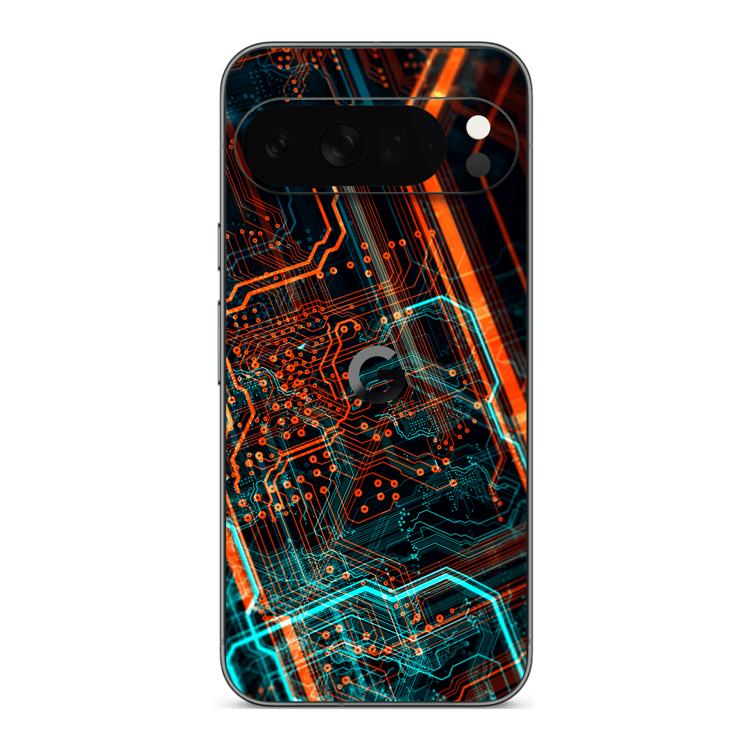 Google Pixel 10 PRO Print Printed Custom SIGNATURE NEON PCB Board Skin Wrap Sticker Decal Cover Protector by QSKINZ | qskinz.com