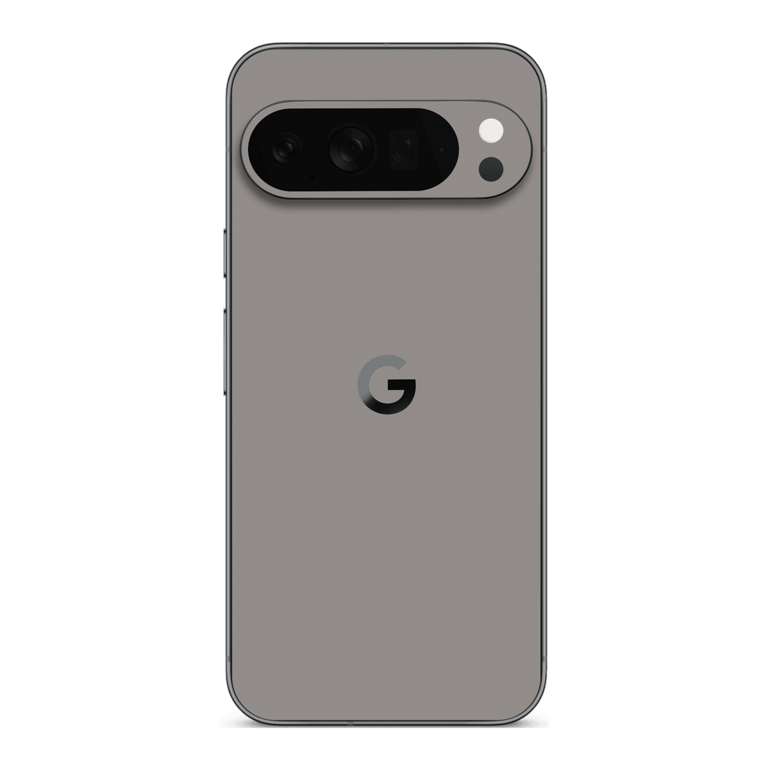 Google Pixel 10 PRO Soft-Touch Matte StealthMatte Lunar Light Grey Skin Wrap Sticker Decal Cover Protector by QSKINZ | qskinz.com