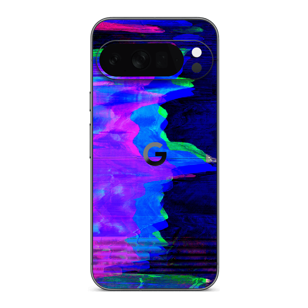 Google Pixel 10 Pro XL Custom Printed SIGNATURE “Andromeda” Blue Purple Wave Skin Wrap Sticker Decal Cover Protector by QSKINZ | QSKINZ.COM