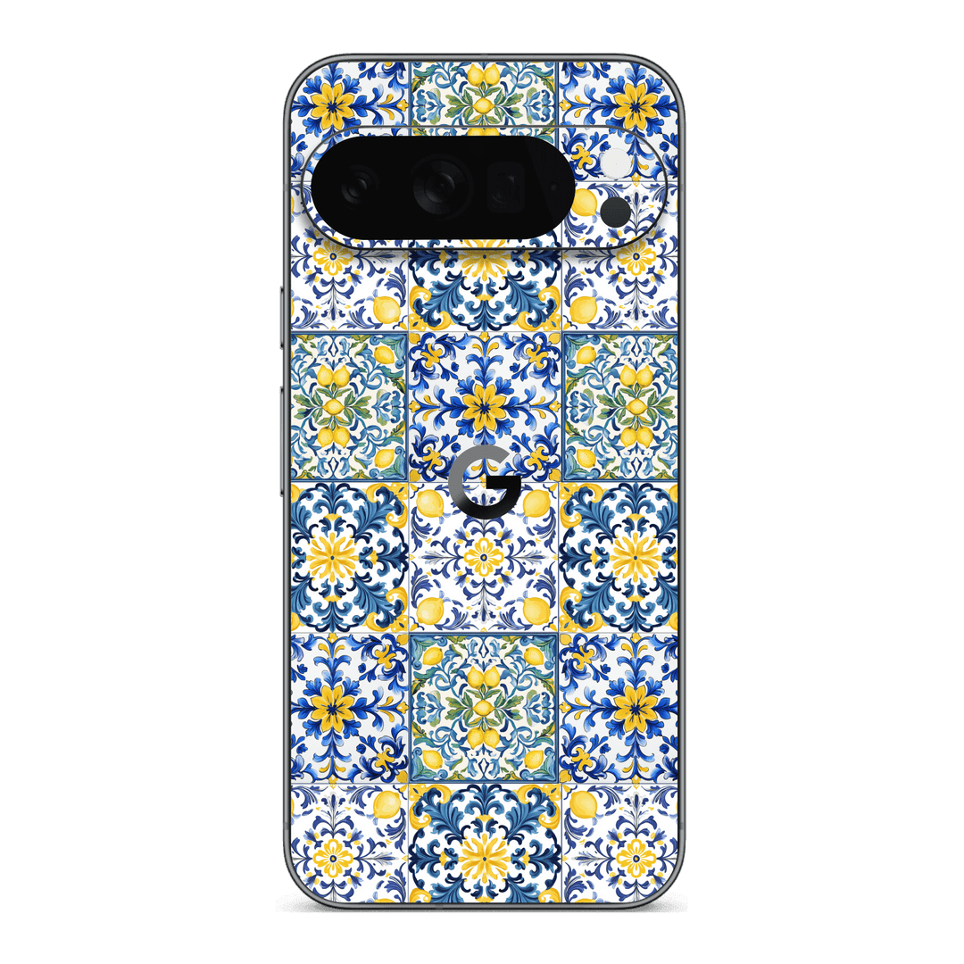 Google Pixel 10 Pro XL Custom Printed SIGNATURE “Tile d’Amalfi Coast” Ceramic Skin Wrap Sticker Decal Cover Protector by QSKINZ | QSKINZ.COM