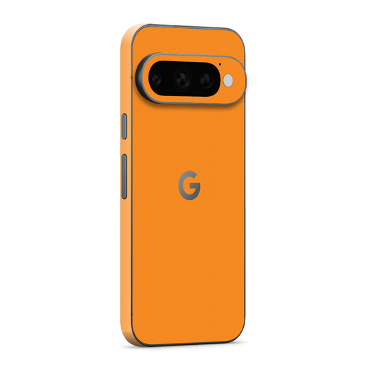 Google Pixel 11 PRO Luxuria Sunrise Orange Matt 3D Textured Skin Wrap Sticker Decal Cover Protector by QSKINZ | qskinz.com