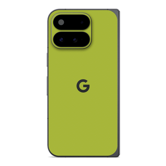 Google Pixel 11 Pro FOLD Luxuria Lime Green Matt 3D Textured Skin Wrap Sticker Decal Cover Protector by QSKINZ | qskinz.com