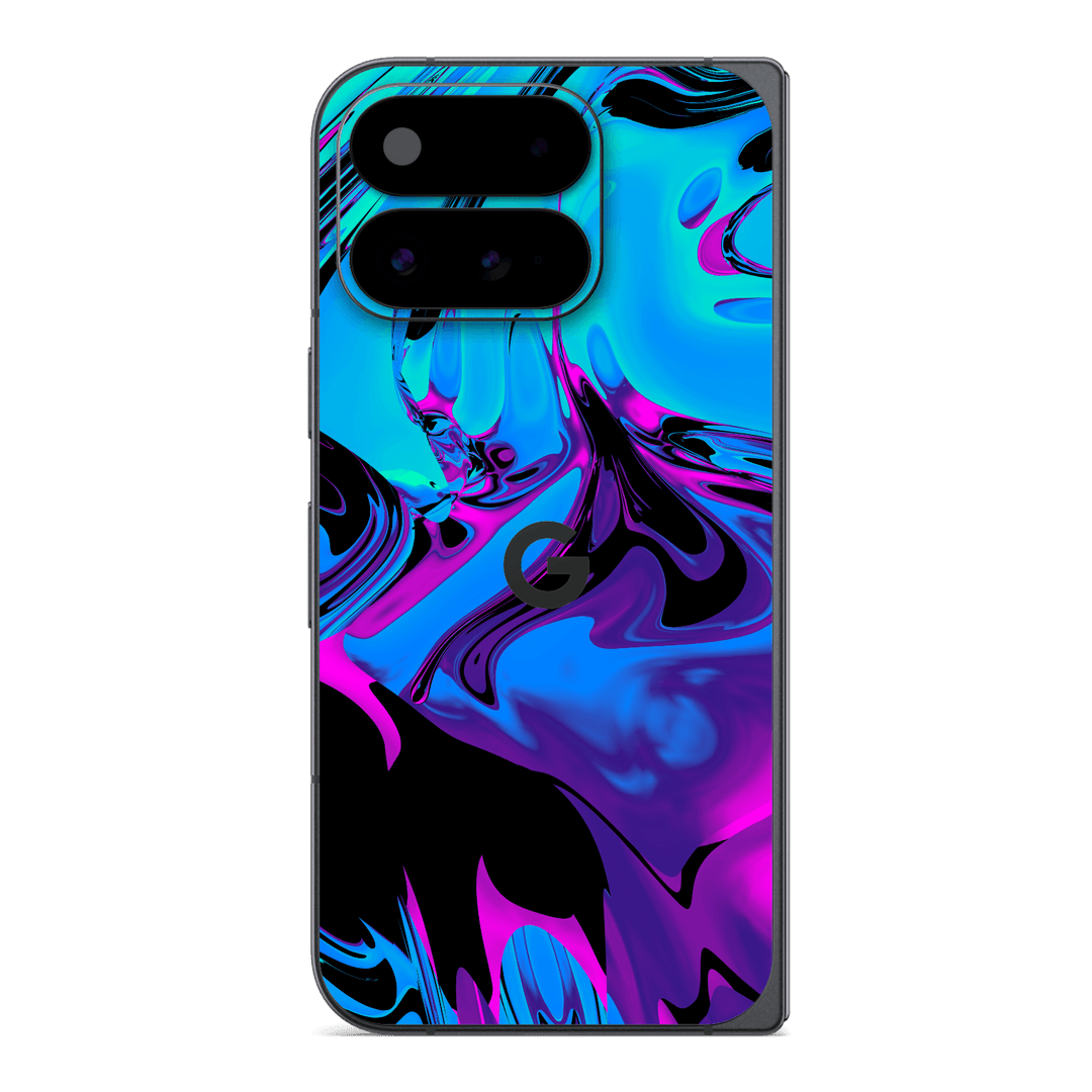 Google Pixel 11 Pro FOLD Print Printed Custom SIGNATURE Rainy Night in Bangkok Skin Wrap Sticker Decal Cover Protector by QSKINZ | qskinz.com