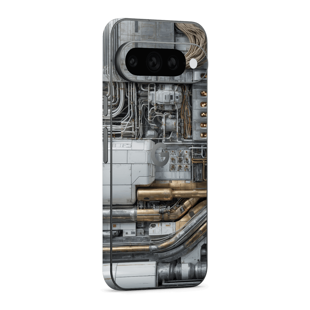 Google Pixel 11 Pro XL Custom Printed SIGNATURE “Industrial Metal Pipes” Skin Wrap Sticker Decal Cover Protector by QSKINZ | QSKINZ.COM
