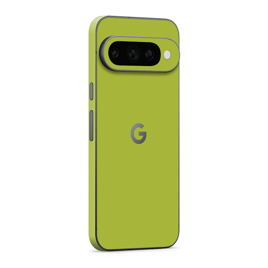 Google Pixel 11 Pro XL Luxuria Lime Green Matt 3D Textured Skin Wrap Sticker Decal Cover Protector by QSKINZ | qskinz.com
