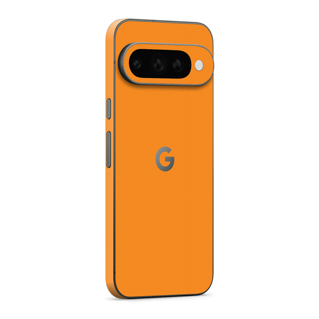Google Pixel 11 Pro XL Luxuria Sunrise Orange Matt 3D Textured Skin Wrap Sticker Decal Cover Protector by QSKINZ | qskinz.com