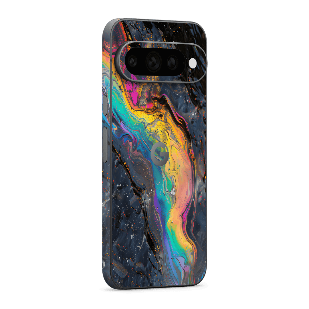Google Pixel 11 Pro XL Print Printed Custom SIGNATURE Aurora Auroria Stone Marble Rainbow Skin Wrap Sticker Decal Cover Protector by QSKINZ | QSKINZ.COM