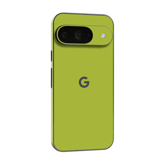 Google Pixel 9 Luxuria Lime Green Matt 3D Textured Skin Wrap Sticker Decal Cover Protector by QSKINZ | qskinz.com