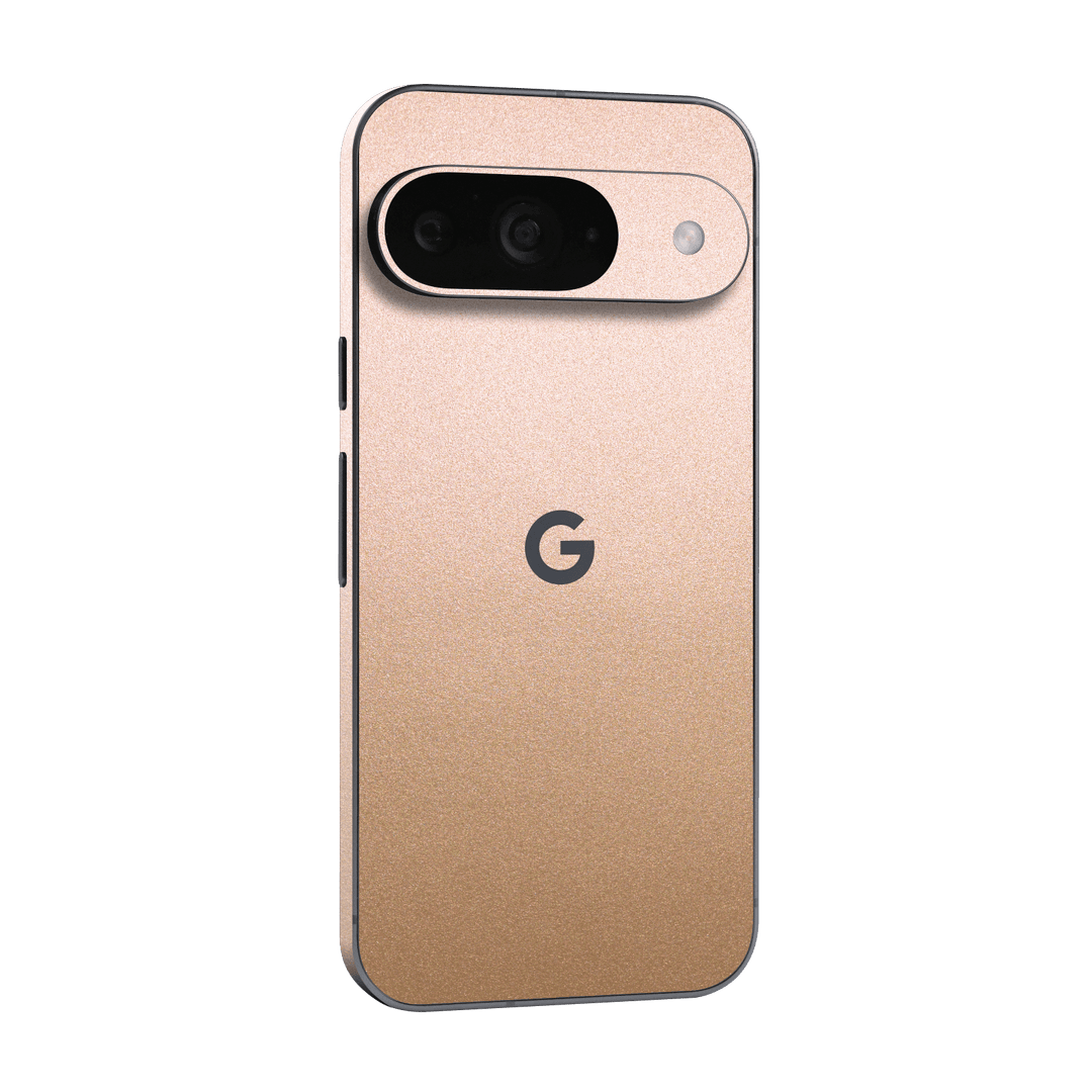 Google Pixel 9 Luxuria Rose Gold Metallic 3D Textured Skin Wrap Sticker Decal Cover Protector by QSKINZ | qskinz.com