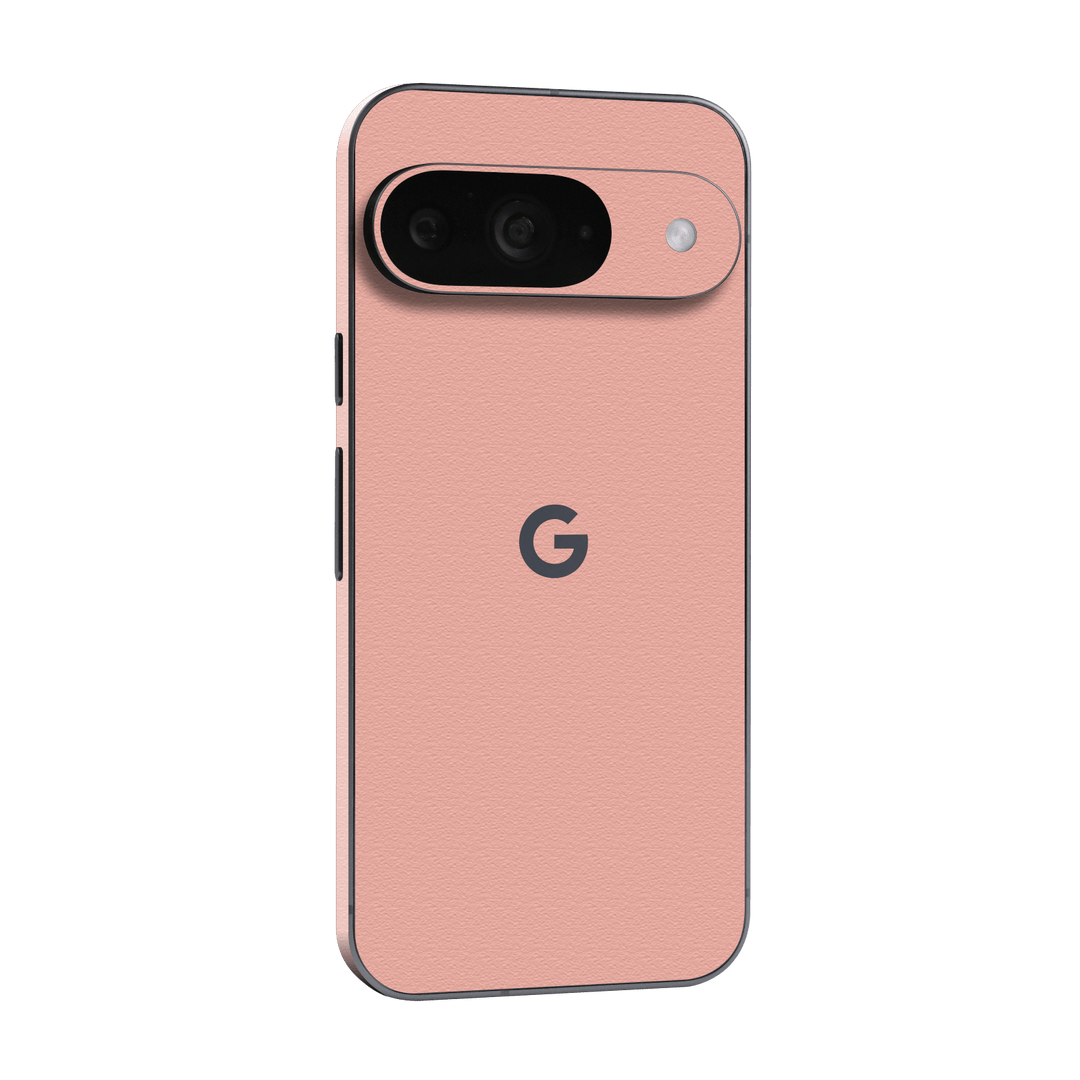 Google Pixel 9 Luxuria Soft Pink 3D Textured Skin Wrap Sticker Decal Cover Protector by QSKINZ | qskinz.com