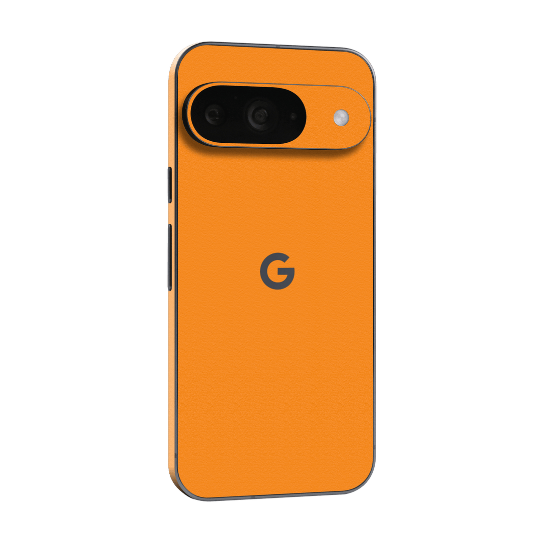 Google Pixel 9 Luxuria Sunrise Orange Matt 3D Textured Skin Wrap Sticker Decal Cover Protector by QSKINZ | qskinz.com