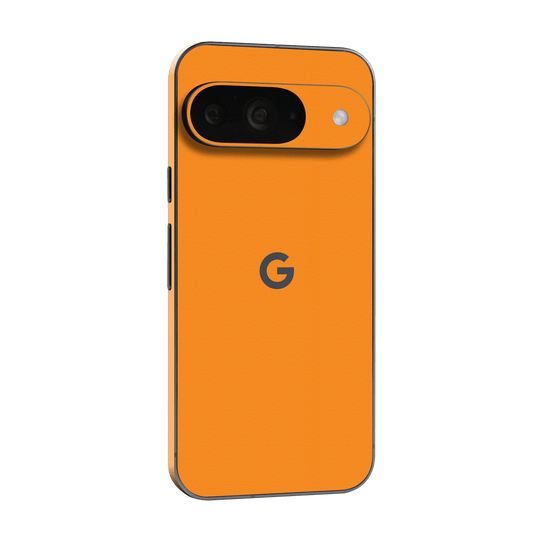 Google Pixel 9 Luxuria Sunrise Orange Matt 3D Textured Skin Wrap Sticker Decal Cover Protector by QSKINZ | qskinz.com