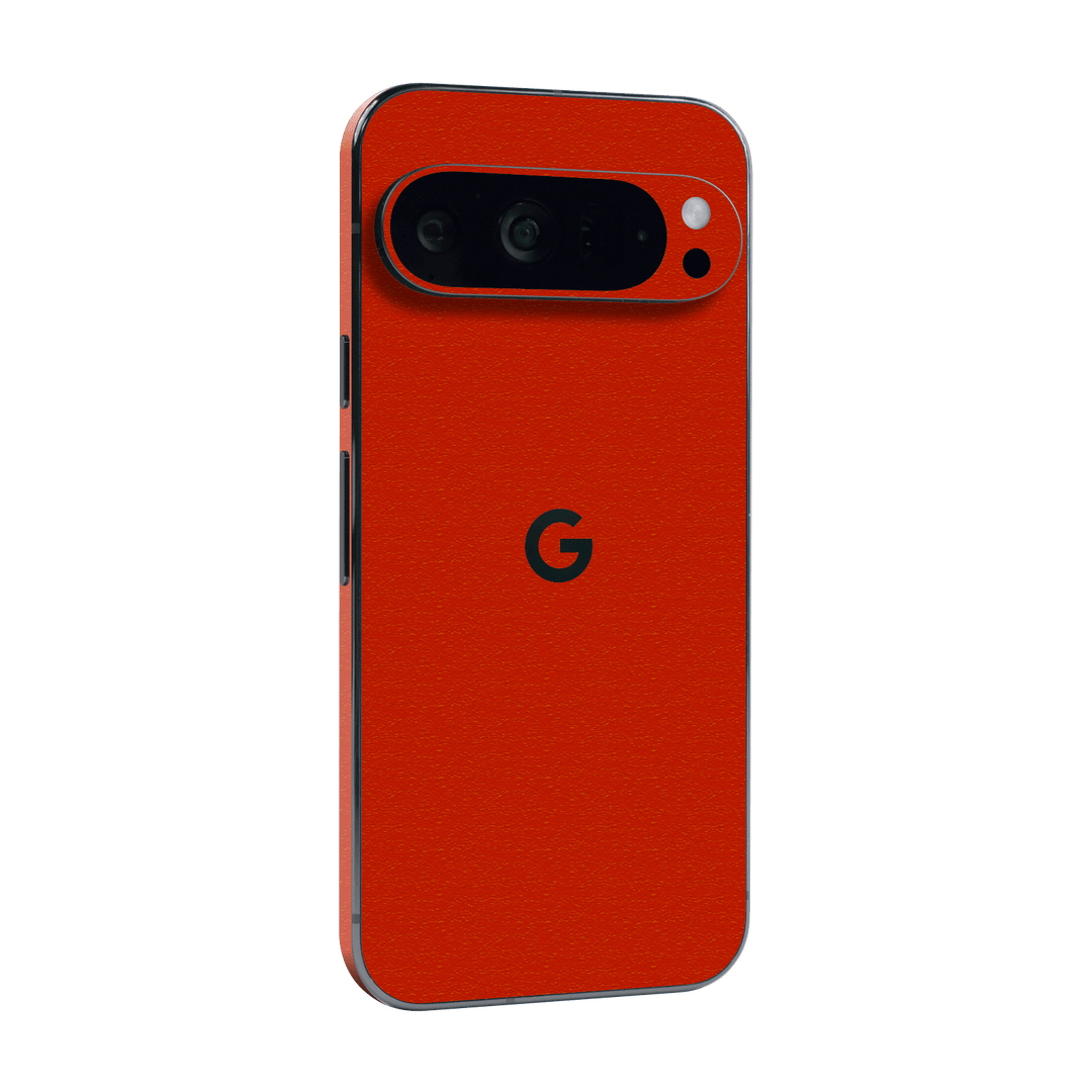 Google Pixel 9 PRO Luxuria Red Cherry Juice Matt 3D Textured Skin Wrap Sticker Decal Cover Protector by QSKINZ | qskinz.com