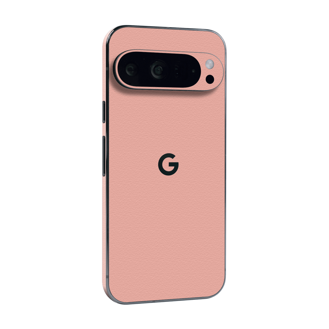 Google Pixel 9 PRO Luxuria Soft Pink 3D Textured Skin Wrap Sticker Decal Cover Protector by QSKINZ | qskinz.com