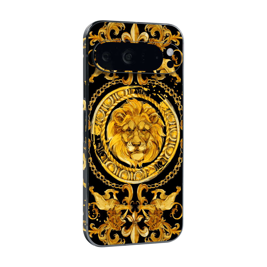 Google Pixel 9 PRO Print Printed Custom SIGNATURE Baroque Gold Ornaments Skin Wrap Sticker Decal Cover Protector by QSKINZ | qskinz.com