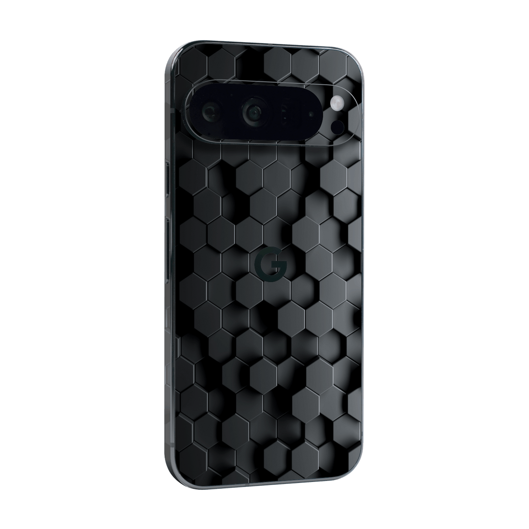 Google Pixel 9 PRO Print Printed Custom SIGNATURE Hexagonal Reaction Skin Wrap Sticker Decal Cover Protector by QSKINZ | qskinz.com