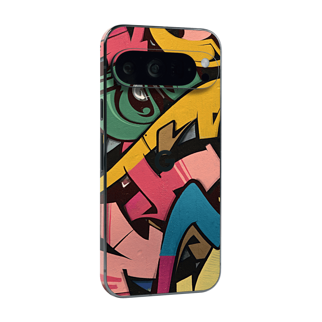 Google Pixel 9 PRO Print Printed Custom SIGNATURE Vintage Street Art Skin Wrap Sticker Decal Cover Protector by QSKINZ | qskinz.com