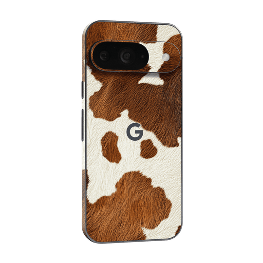 Google Pixel 9 Print Printed Custom SIGNATURE MOO Cow Print Cowhide Skin Wrap Sticker Decal Cover Protector by QSKINZ | QSKINZ.COM
