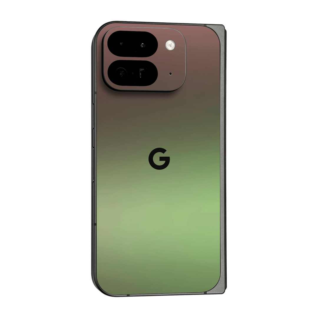 Google Pixel 9 Pro FOLD Chameleon Avocado Colour-changing Metallic Skin Wrap Sticker Decal Cover Protector by QSKINZ | qskinz.com