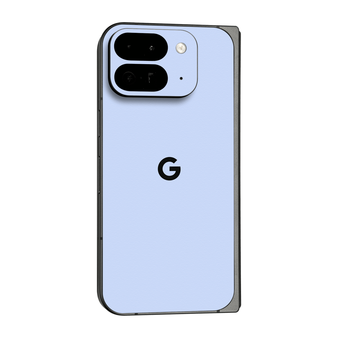 Google Pixel 9 Pro FOLD Luxuria August Pastel Blue 3D Textured Skin Wrap Sticker Decal Cover Protector by QSKINZ | qskinz.com