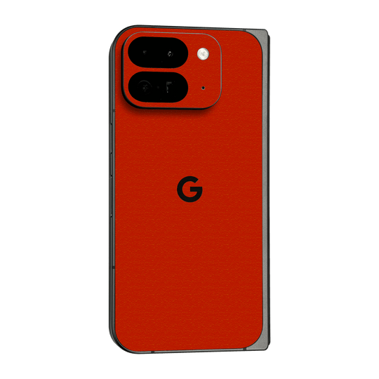 Google Pixel 9 Pro FOLD Luxuria Red Cherry Juice Matt 3D Textured Skin Wrap Sticker Decal Cover Protector by QSKINZ | qskinz.com