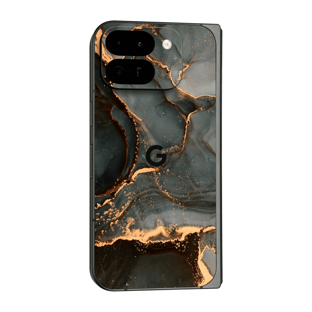 Google Pixel 9 Pro FOLD Print Printed Custom SIGNATURE AGATE GEODE Deep Forest Skin, Wrap, Decal, Protector, Cover by QSKINZ | qskinz.com