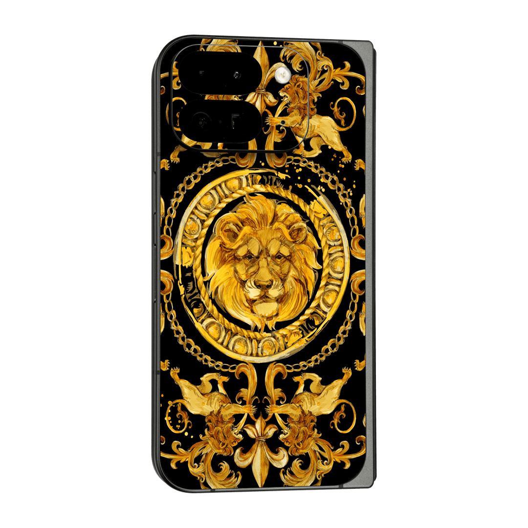 Google Pixel 9 Pro FOLD Print Printed Custom SIGNATURE Baroque Gold Ornaments Skin Wrap Sticker Decal Cover Protector by QSKINZ | qskinz.com