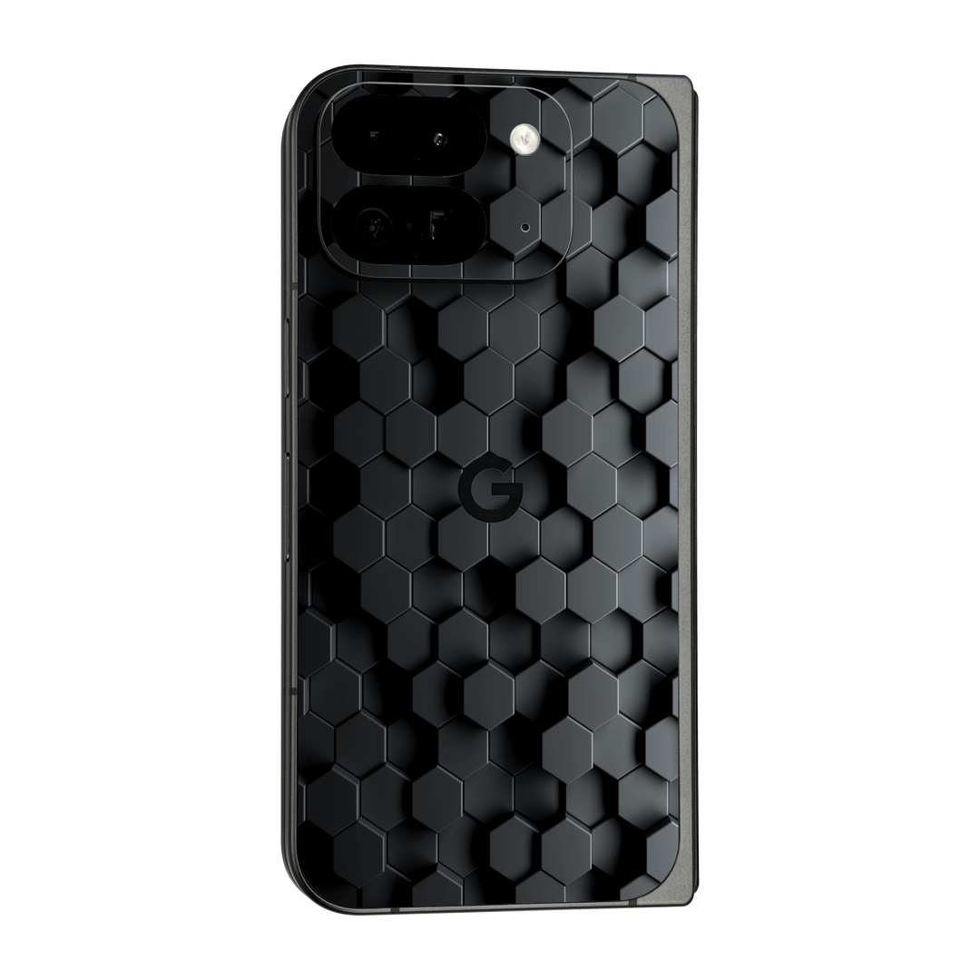 Google Pixel 9 Pro FOLD Print Printed Custom SIGNATURE Hexagonal Reaction Skin Wrap Sticker Decal Cover Protector by QSKINZ | qskinz.com