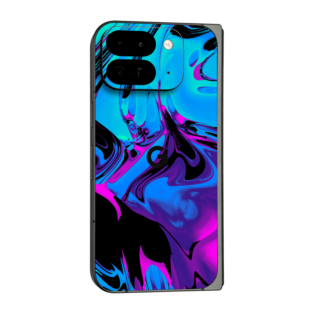 Google Pixel 9 Pro FOLD Print Printed Custom SIGNATURE Rainy Night in Bangkok Skin Wrap Sticker Decal Cover Protector by QSKINZ | qskinz.com